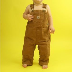 Carhartt canvas bib overall